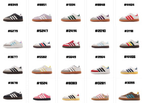 Liberty London x Adidas Originals SAMBA OG chaussures de sport pour enfants à haut bas-4103