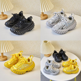 Balenciaga maille lace-up bas-haut rivet semelle pneumatique chaussures pour enfants-4162
