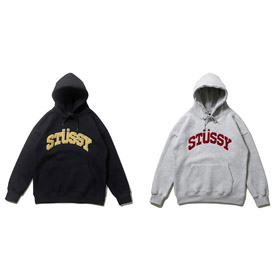 Sweatshirt à capuchon imprimé lettre Stussy-4437  