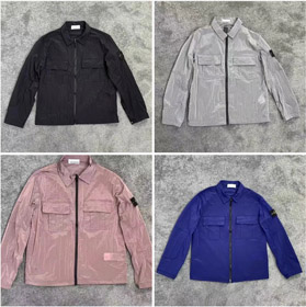 Pierre île réfléchissante île étiquette thermique peau veste-4774  