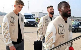 Veste de baseball monopoitrine à motif brodé blanc-4829  