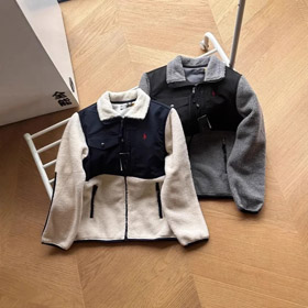 Polo Ralph Lauren Couleur-bloc Fleece Stand-col Zip-veste-4852  