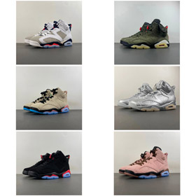 Jordan Air Jordan 6 Retro Tinker haut haut vintage chaussures de basket-5107  