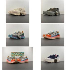 Moncler Trailgrip Amoeba Mesh rond-orteil épais-vendu chaussures décontractées bas-top-5114  