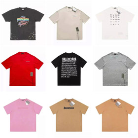 Balenciaga Nouvelle Collection Imprimé T-shirt à manches courtes Loose-Fit-5166  