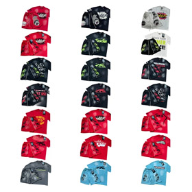 Chemise et shorts à manches courtes imprimés Hellstar set-5185  