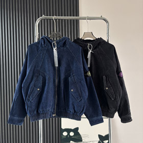 Stone Island veste en denim à capuchon pour vêtements de travail à coupe lâche-5191  