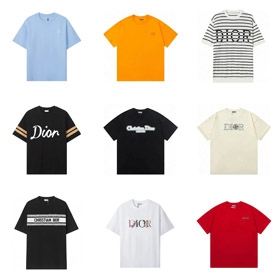 T-shirt à manches courtes brodé Dior-5194  