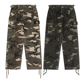 Stone Island multi-poche droite jambe lâche camouflage cargo pantalon-5249  
