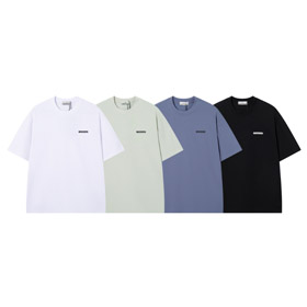 T-shirt à manches courtes pour hommes Stone Island avec imprimé de lettre sur la poitrine-5257  