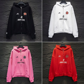 Balenciaga collaboration football inspiré vêtements de sport à capuche avec brodé et imprimé logo-5329  