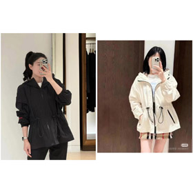 Burberry nouvelle veste de protection solaire à cordon léger-5360  