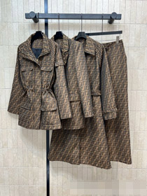 Nouveau costume décontracté en jacquard de Fendi set-5365  