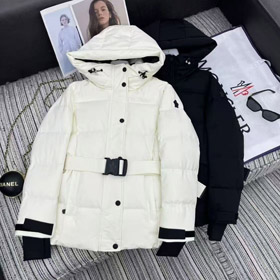 Moncler nouvelle veste à capuchon avec velcro manchettes et taille réglable-5407  