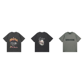 Balenciaga nouveau T-shirt à manches courtes à col d'équipage à coupe lâche-5436  