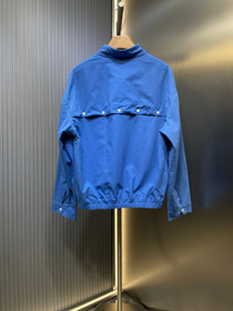 Miu Miu lettre brodée bleu chemise décontractée veste-5485  