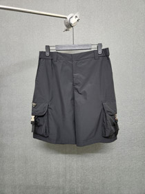 Prada nylon séchage rapide workwear-style shorts de sport-5490  