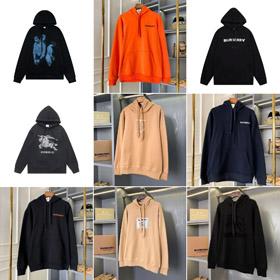 Burberry Sweatshirt à capuchon en coton-5525  