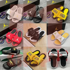 Jordanie à la mode et confortable pantoufles velcro-5594  