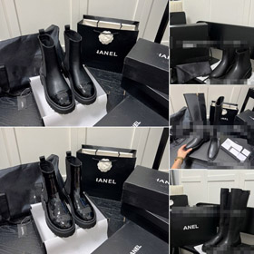Les nouvelles bottes à cheville et à genou Chelsea de Chanel-5619  