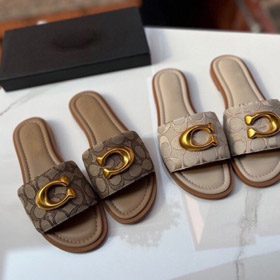 Coach nouvelle toile plate glisse sandales-5620  