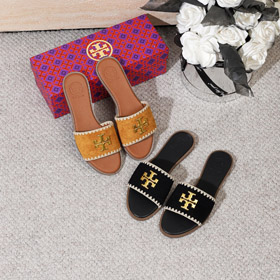 Tory Burch nouvelles sandales plates à orteil ouvert design-5633  