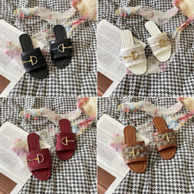 Gucci patchwork métal mules plates-5643  