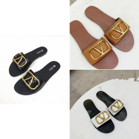 Valentino nouvelles sandales plates à orteils ouverts-5658  