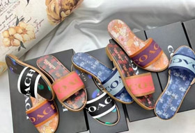 Coach logo brodé pantoufles-5676  