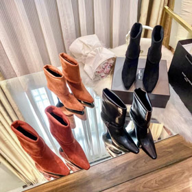 Yves Saint Laurent YSL nouveau style stiletto talon pliable mi-veau bottes-5727  