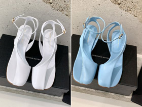 Dries Van Noten nouvelles chaussures à talons hauts à orteils ouverts-5755  