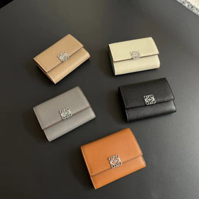 Loewe nouveau triple motif floral perforé couleur-bloc portefeuille-5778  