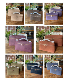 Loro Piana nouvelle boîte à déjeuner en velours sac crossbody sac-5834  