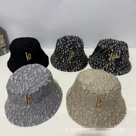 Dior all-over imprimé protection solaire seau chapeau-5862  