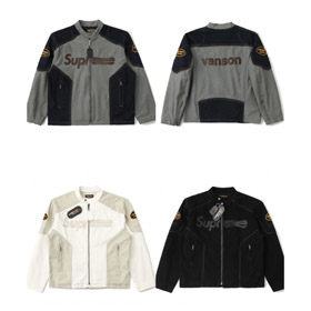 Veste collaboration Supreme x Vanson Leather x Cordura-5895  