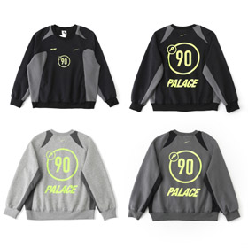 Palace x Nike sweatshirt collaborel en polaire crewneck-5913  