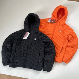 ACG veste à capuchon à côtes imperméable au vent en coton-5936  