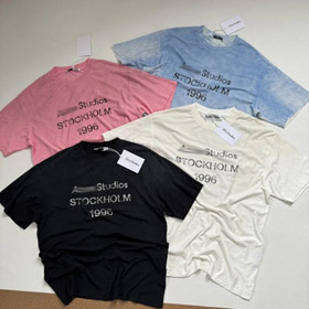 Acne Studios 1996 Lavé et détresse T-shirt à manches courtes-5948  