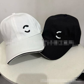 Chanel imprimé extérieur protection solaire casquette de baseball-5959  
