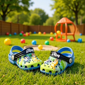 Nouveau Crocs x Bluey collaboration parent-enfant clogs-5966  