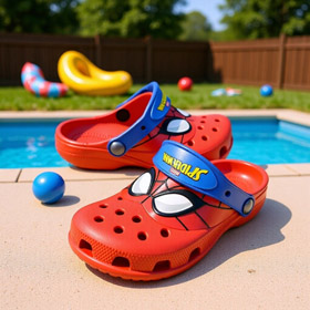 Nouveau Crocs Spider-Man Marvel collaboration clogs-5969  