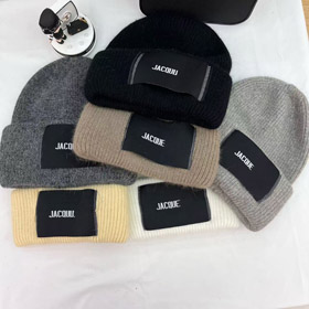 Jacquemus bonnet chaud avec lettres brodées-5974  