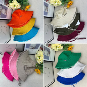 Jacquemus chapeau de seau à bords larges avec cordon-5982  