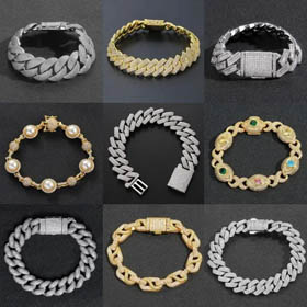 Bracelet de diamant [20+ Couleurs]  