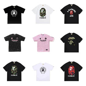 T-shirt Bape x Chrome Hearts