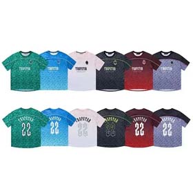 Trapstar Basketball uniforme Football uniforme Sport couple t - shirt à manches courtes - 1079