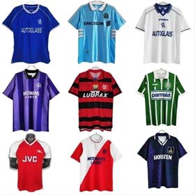 Maillot de football classique Manchester United Barcelone Real Madrid Tottenham Chelsea - 1142