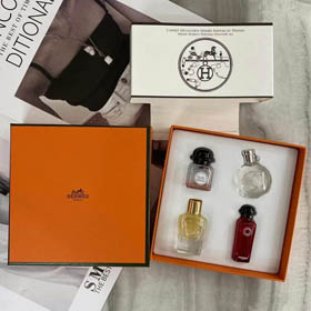 Set d'échantillons de parfum foulard Hermès de quatre-3284  