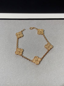 Van Cleef & Arpels Lava Or Quatre Feuilles Trèfle Cinq Fleurs-3698  