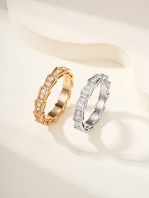 Bulgari plein diamant serpent os anneau-3756  